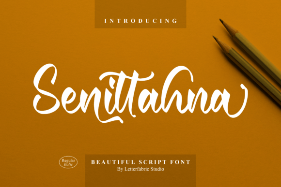A Calm Review of the Senittahna Script Font for Editorial Design