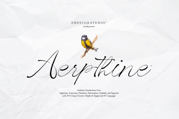 Aerpthine Font: A Versatile Script for Elegant Branding
