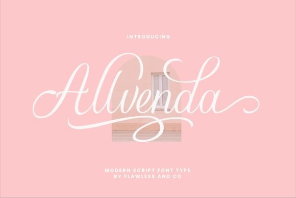 Alvenda: A Delicate Script Font for Crafting Elegance
