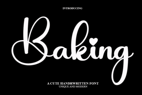 Baking: An Editorial Font for Elegance and Engagement