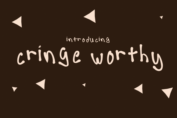 Cringe Worthy Font Review for Crafters and Creators