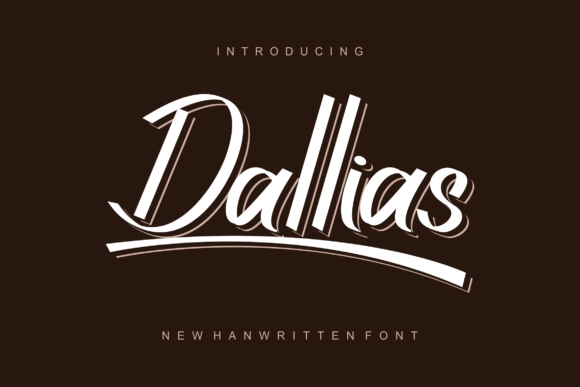 Dallias: A Handwritten Font for Elegant Branding