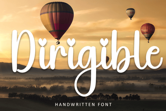 Dirigible: A Classy Script Typeface for Brand Identity