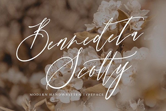 Elevate Your Craft Projects with Benedeta Scotty: An Exquisite Script Font