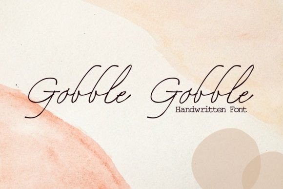 Gobble Gobble: The Elegant Font for Editorial Design
