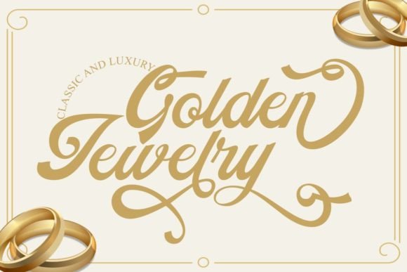 Golden Jewelry Font: A Campaign Designer's Review