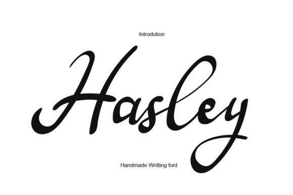 Hasley: A Handwritten Font for a Distinctive Brand