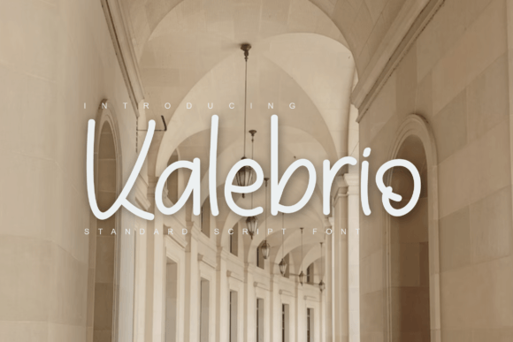 Kalebrio: A Script Font for Real-World Projects