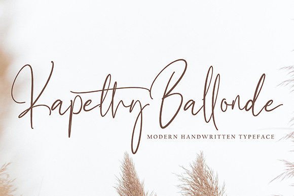 Kapethy Ballonde: The Grand Gesture Font for Bold Branding