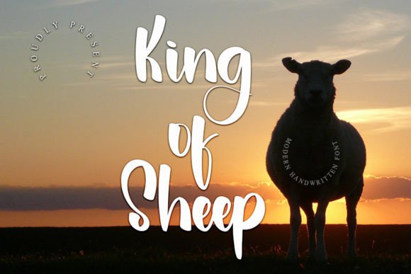 King of Sheep: A Handwritten Font for Crafters and Product Creators