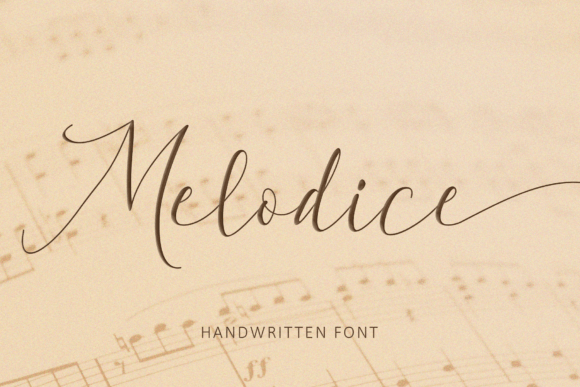 Melodice Typeface: A Script Font for Editorial Comfort