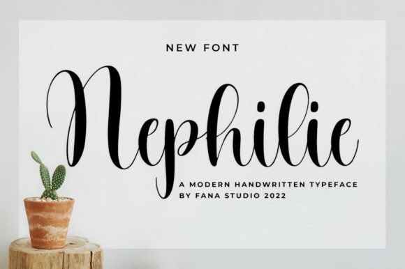 Nephilie: A Script Font Built for Campaign Visuals