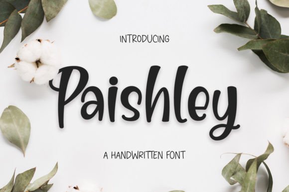 Paishley: A Script Font for Editorial Personality