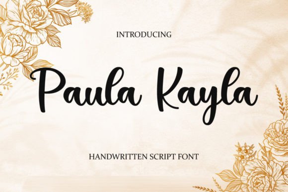 Paula Kayla: A Timeless Handwritten Font for Branding