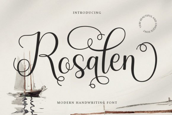 Rosalen: A Serene Script Font for Editorial Stories