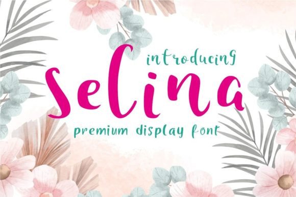 Selina: The Script Font for Distinctive Marketing Campaigns