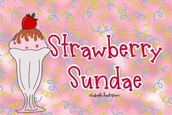 Strawberry Sundae: A Font That Adds Personality to Your Brand
