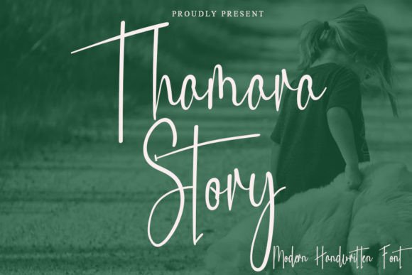 Thamara Story: A Handwritten Font Built for Modern Marketing