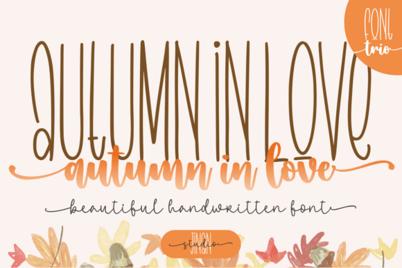 The Autumn in Love Trio Font for More Engaging Website Layouts