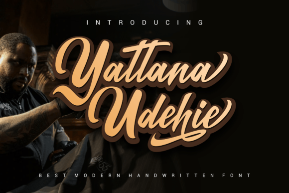 Yattana Udehie: A Bold Handwritten Font for Stylish Branding