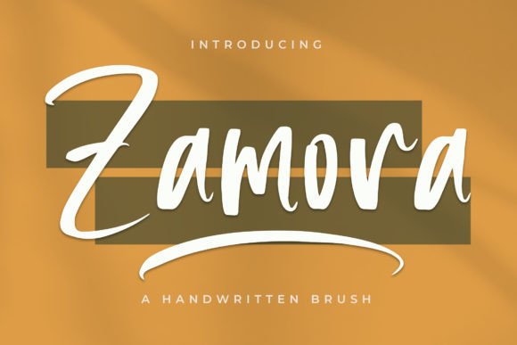 Zamora: The Brush Font That Adds Personality to Editorial Design